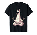 Meditation Llama Yoga Pose Relaxing T-Shirt - Trendy Graphic for Adults - T-Shirt, Sweatshirt, Hoodie