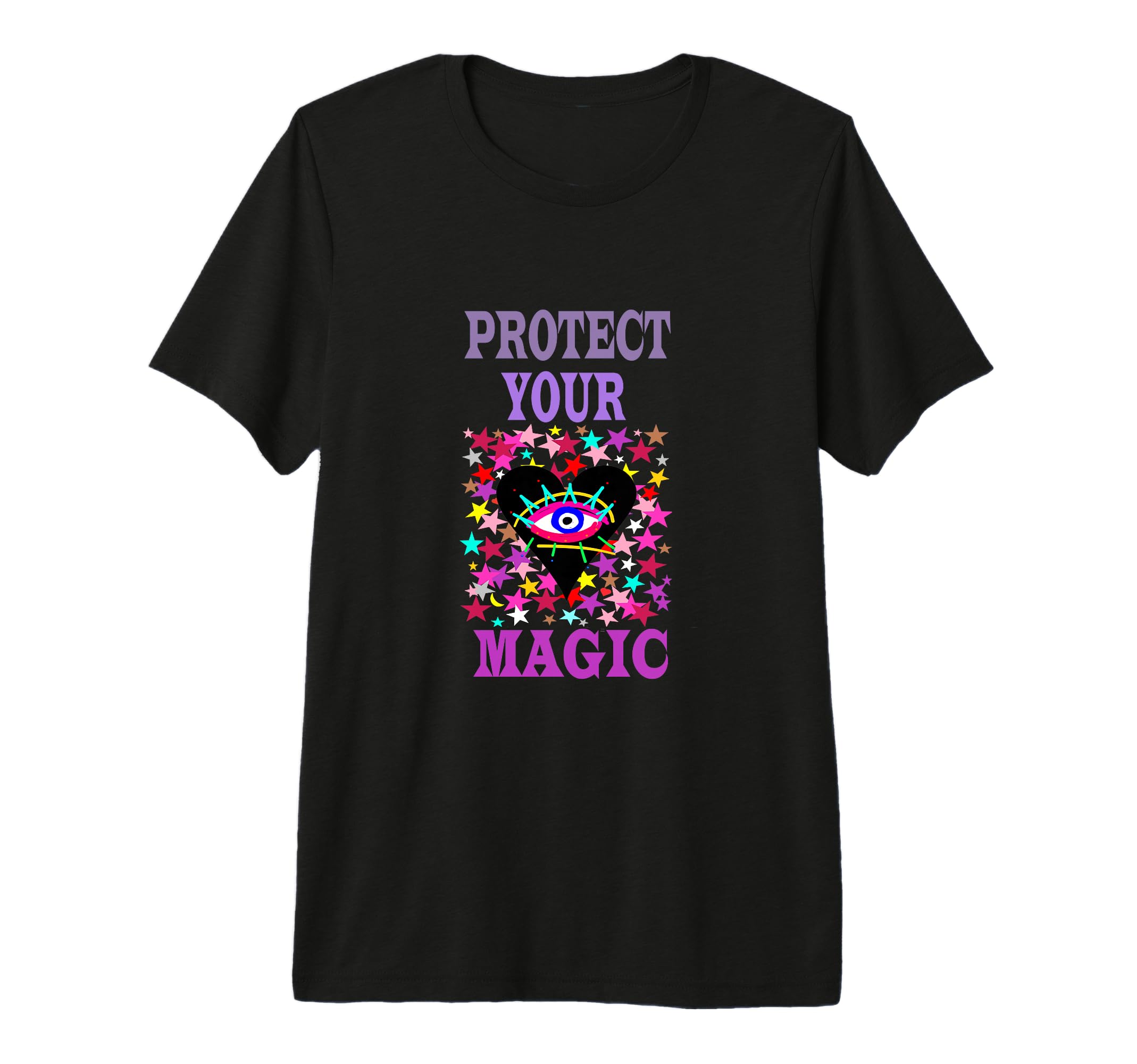 Protect Your Magical Energy Evil Eye Tri T-Shirt - Custom Art Print Unisex - T-Shirt, Sweatshirt, Hoodie