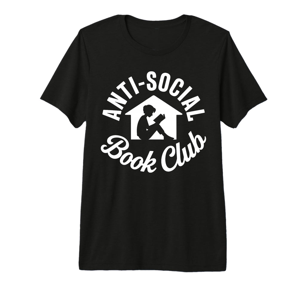 Anti Social Book Club Booktrovert T-Shirt - Aesthetic Graphic Men Women - T-Shirt, Sweatshirt, Hoodie