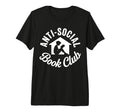 Anti Social Book Club Booktrovert T-Shirt - Aesthetic Graphic Men Women - T-Shirt, Sweatshirt, Hoodie