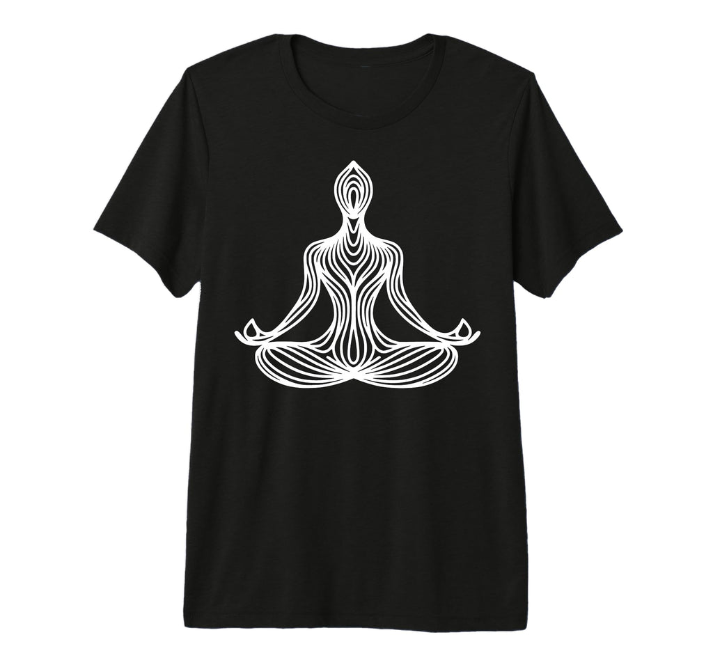 Meditation Silhouette Abstract Figure T-Shirt - Streetwear Style Men Women - T-Shirt, Sweatshirt, Hoodie
