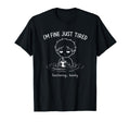 Tired Introvert Functioning Barely T-Shirt - Custom Art Print Men Women - T-Shirt, Sweatshirt, Hoodie