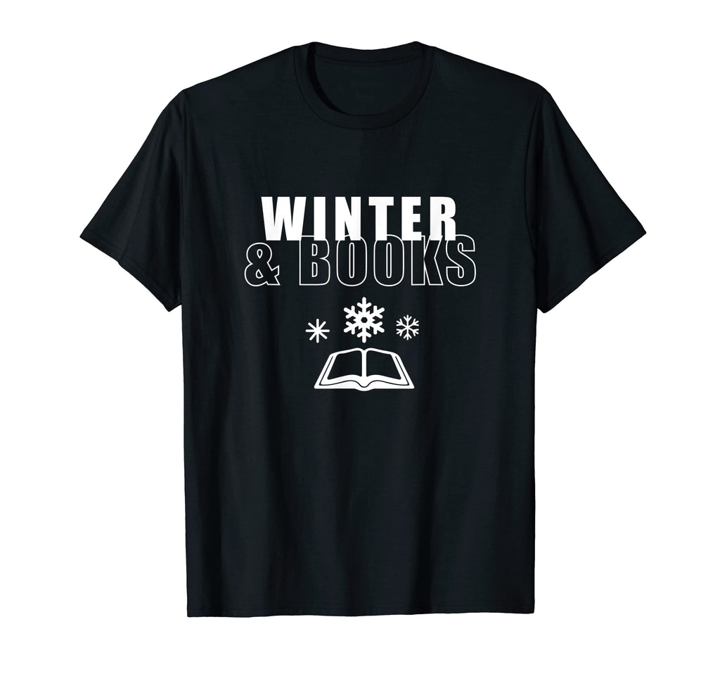 Winter And Reading Books T-Shirt - Casual Everyday Wear Men Women - T-Shirt, Sweatshirt, Hoodie