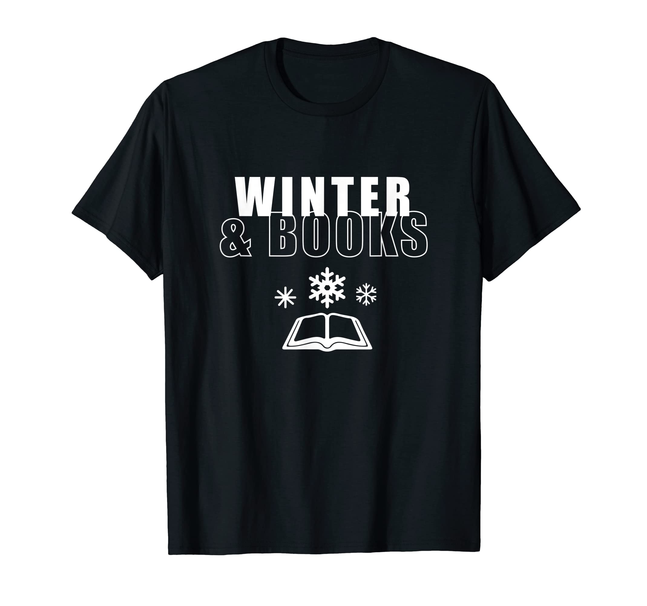 Winter And Reading Books T-Shirt - Casual Everyday Wear Men Women - T-Shirt, Sweatshirt, Hoodie