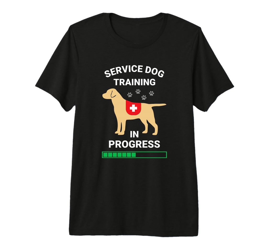Assistance Dog Registered Service Dog T-Shirt - Minimalist Print Men Women - T-Shirt, Sweatshirt, Hoodie