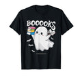 Booooks Ghost Halloween Reader Books T-Shirt - Minimalist Print Men Women - T-Shirt, Sweatshirt, Hoodie
