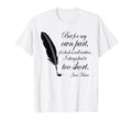 Jane Austen Book Too Short Literature T-Shirt - Unique Graphic Men Women - T-Shirt, Sweatshirt, Hoodie