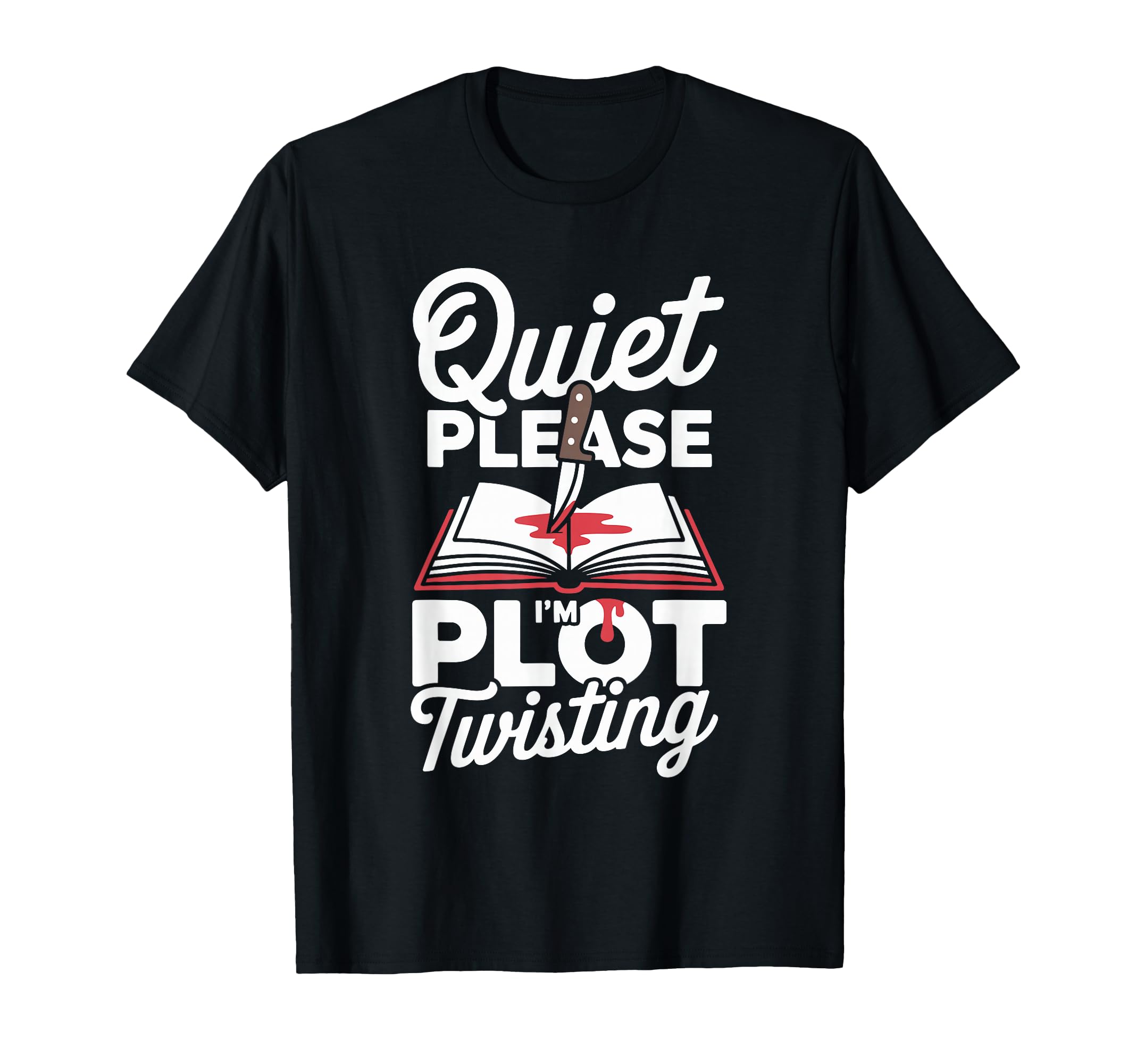 Thriller Book Crime Story Reader Fun T-Shirt - Custom Art Print for Adults - T-Shirt, Sweatshirt, Hoodie
