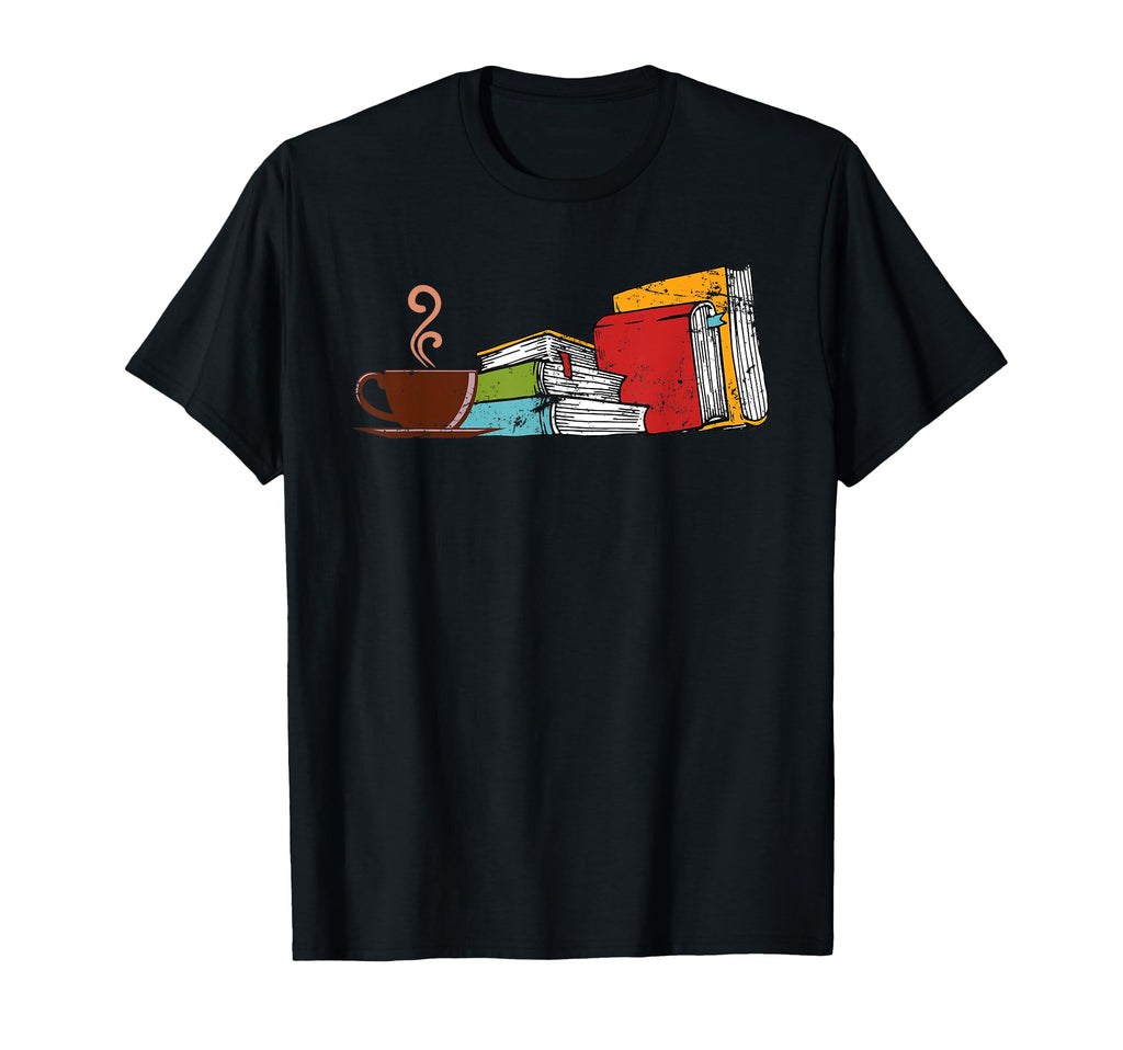Coffee And Books Reading T-Shirt - Trendy Graphic for Adults - T-Shirt, Sweatshirt, Hoodie
