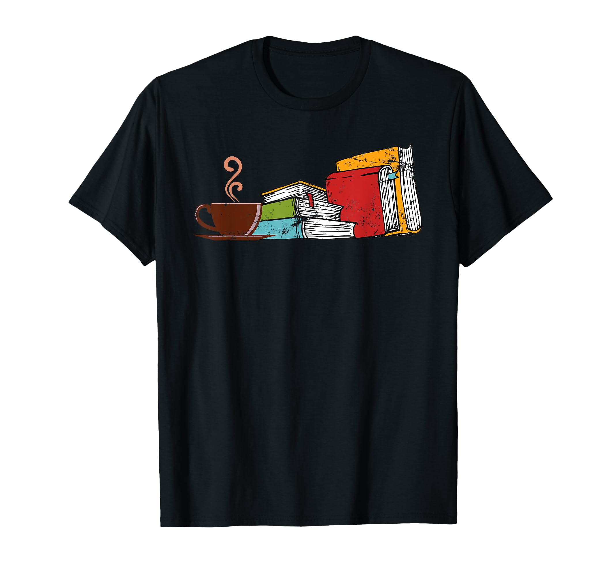 Coffee And Books Reading T-Shirt - Trendy Graphic for Adults - T-Shirt, Sweatshirt, Hoodie