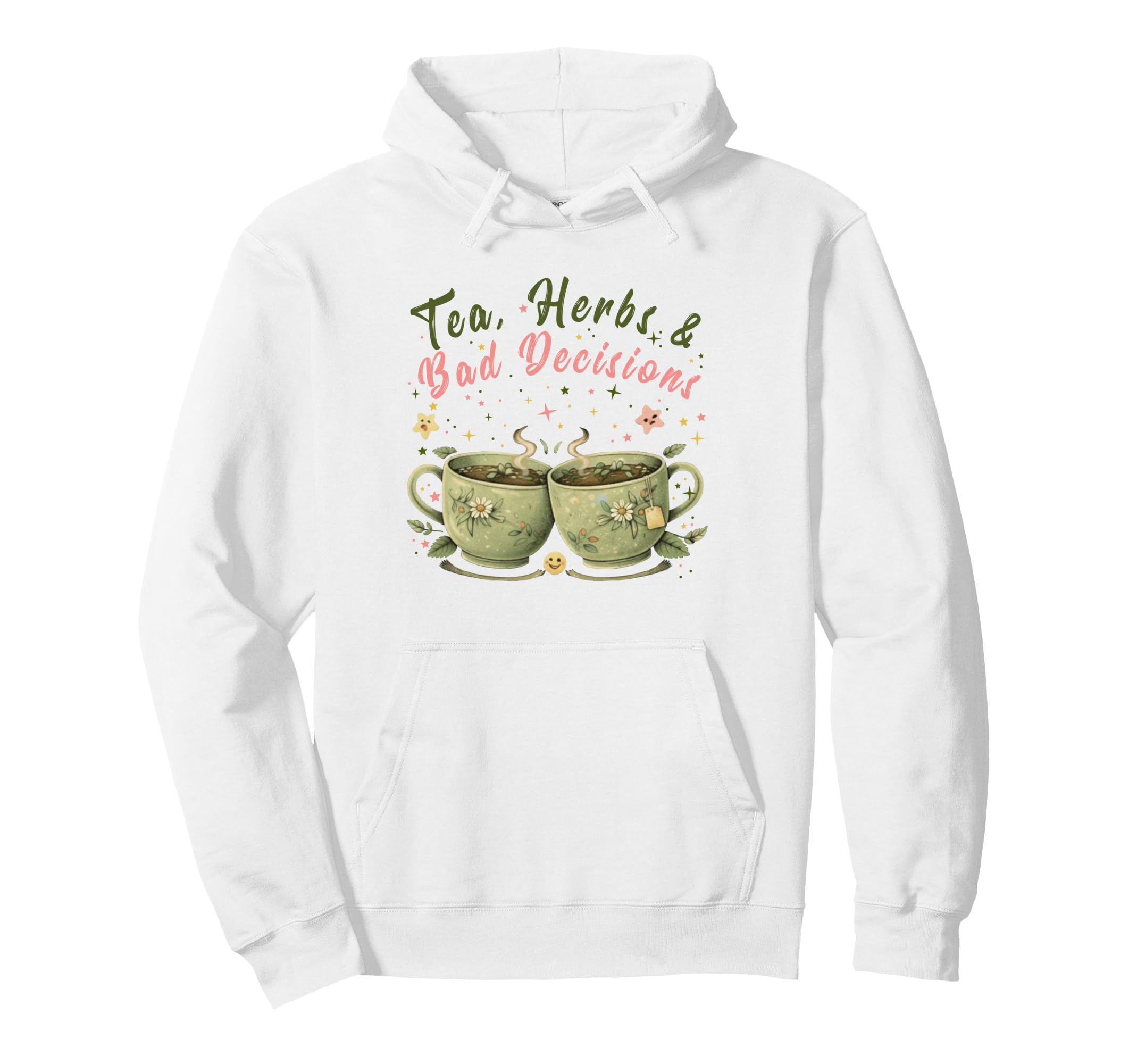 Funny Wellness Vibes Aesthetic Tea Hoodie - Unique Graphic for Adults - T-Shirt, Sweatshirt, Hoodie