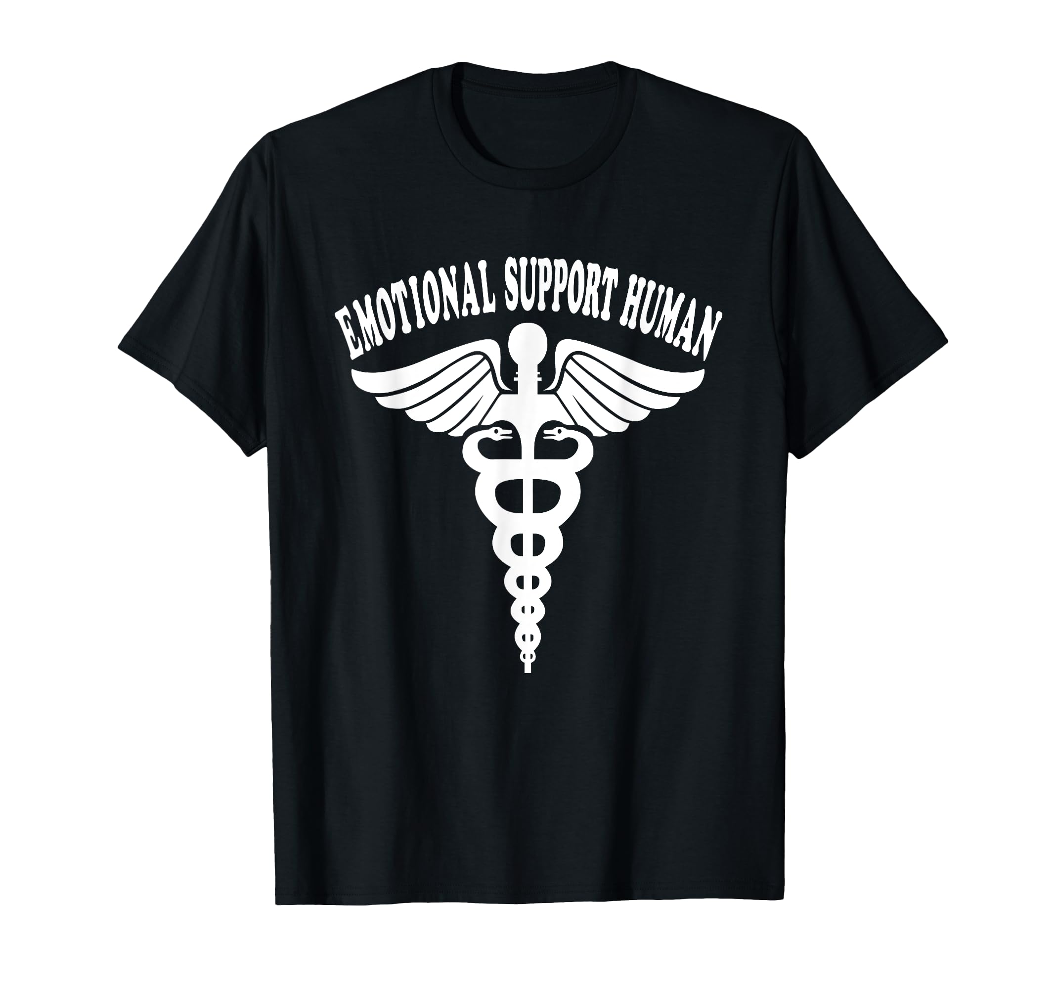 Emotional Support Human Service Dog T-Shirt - Fun Novelty Design Unisex - T-Shirt, Sweatshirt, Hoodie