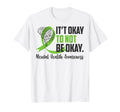 Mental Health Awareness Its Okay To Not T-Shirt - Minimalist Print Unisex - T-Shirt, Sweatshirt, Hoodie