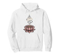 Spiritual Lotus Flower Unalome Zen Hoodie - Fun Novelty Design for Adults - T-Shirt, Sweatshirt, Hoodie