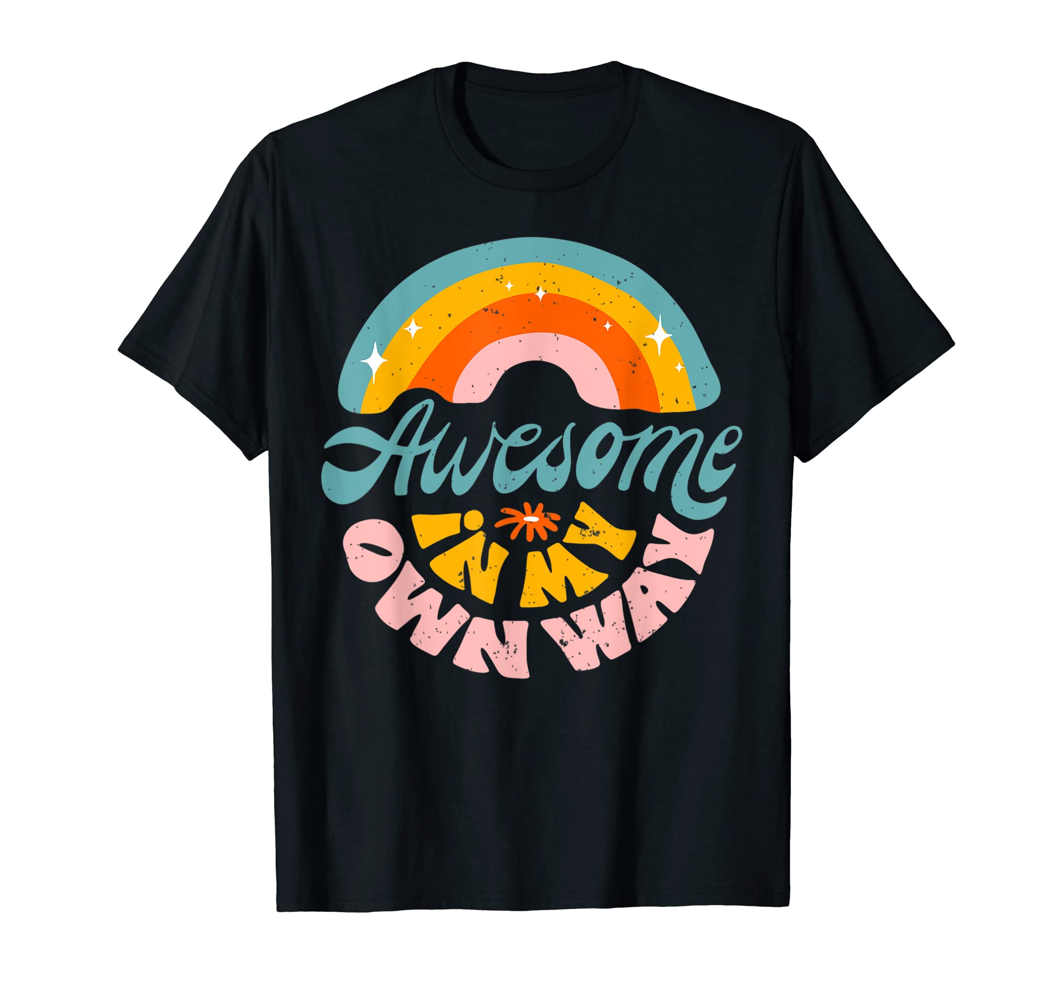 Awesome My Own Way Neurodiversity T-Shirt - Casual Everyday Wear Men Women - T-Shirt, Sweatshirt, Hoodie