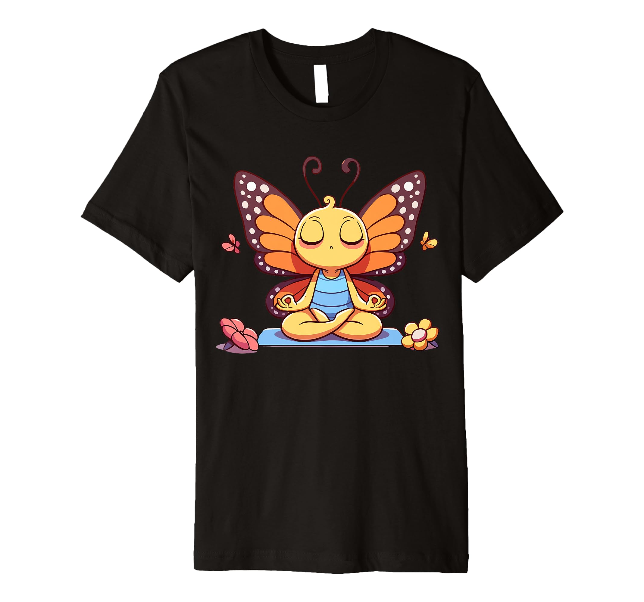 Meditation Butterfly Yoga Pose Relaxing T-Shirt - Trendy Graphic Men Women - T-Shirt, Sweatshirt, Hoodie