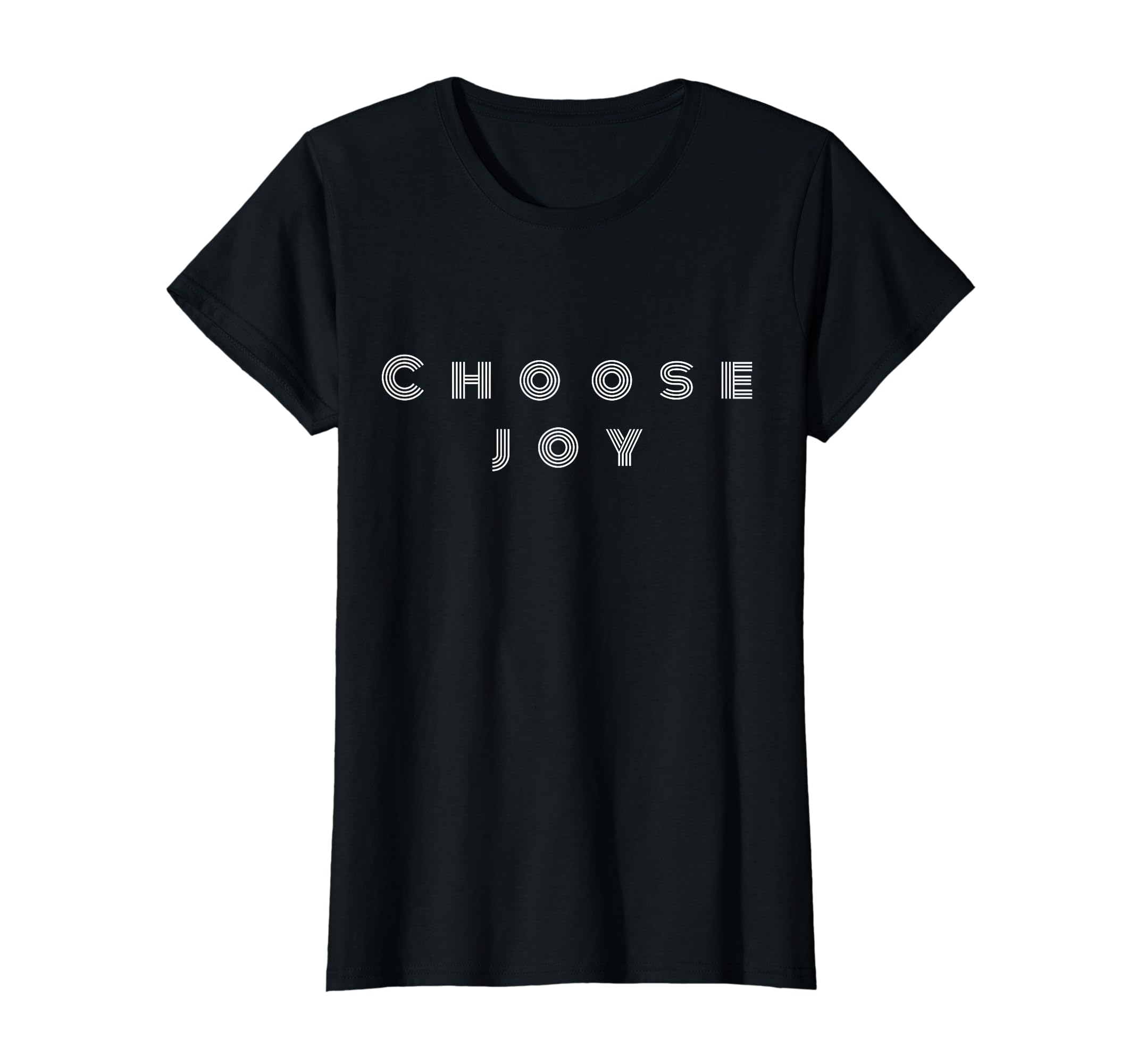 Choose Joy Inspiring Happy T-Shirt - Minimalist Print Men Women - T-Shirt, Sweatshirt, Hoodie