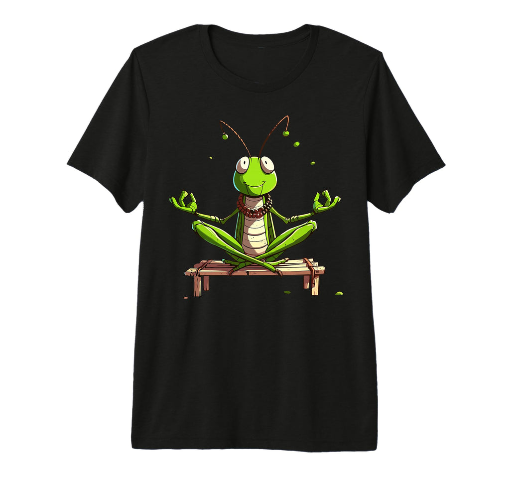 Meditation Grasshopper Yoga Pose T-Shirt - Minimalist Print for Adults - T-Shirt, Sweatshirt, Hoodie