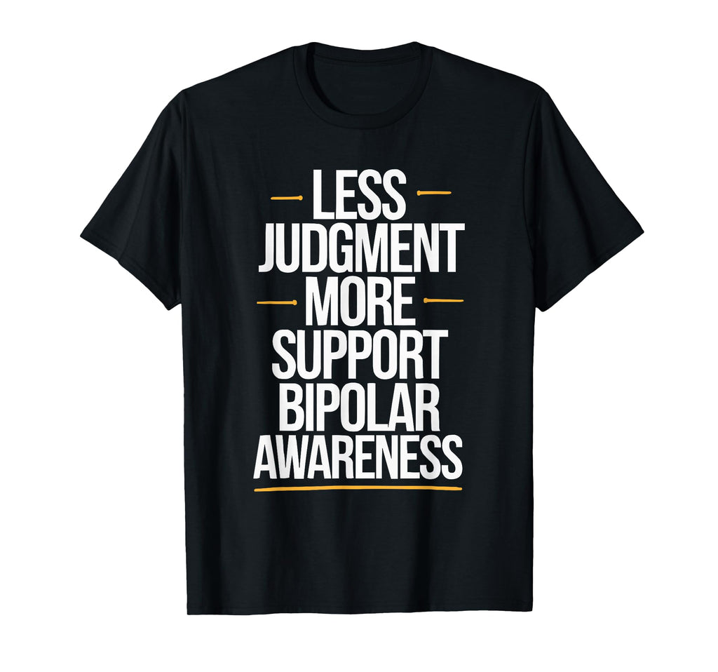 Bipolar Disorder Awareness Depression T-Shirt - Minimalist Print Men Women - T-Shirt, Sweatshirt, Hoodie
