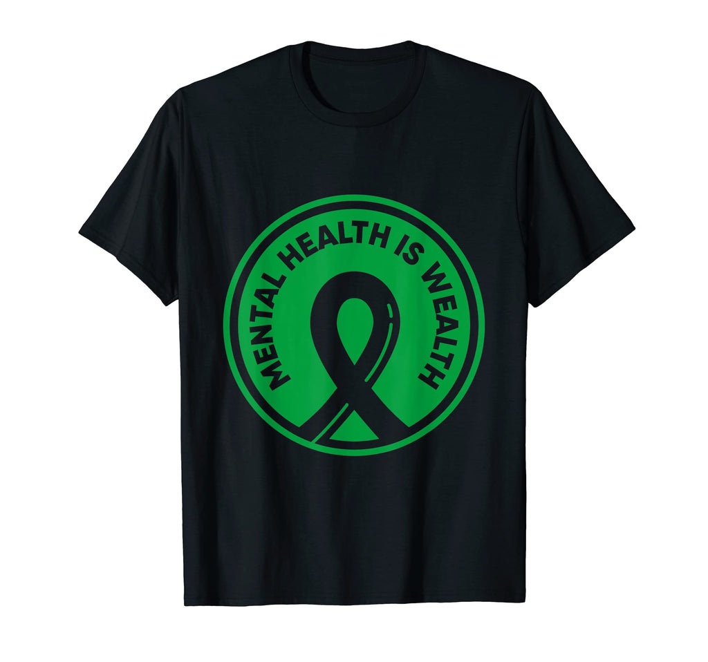Mental Health Is Wealth Condition T-Shirt - Minimalist Print for Adults - T-Shirt, Sweatshirt, Hoodie