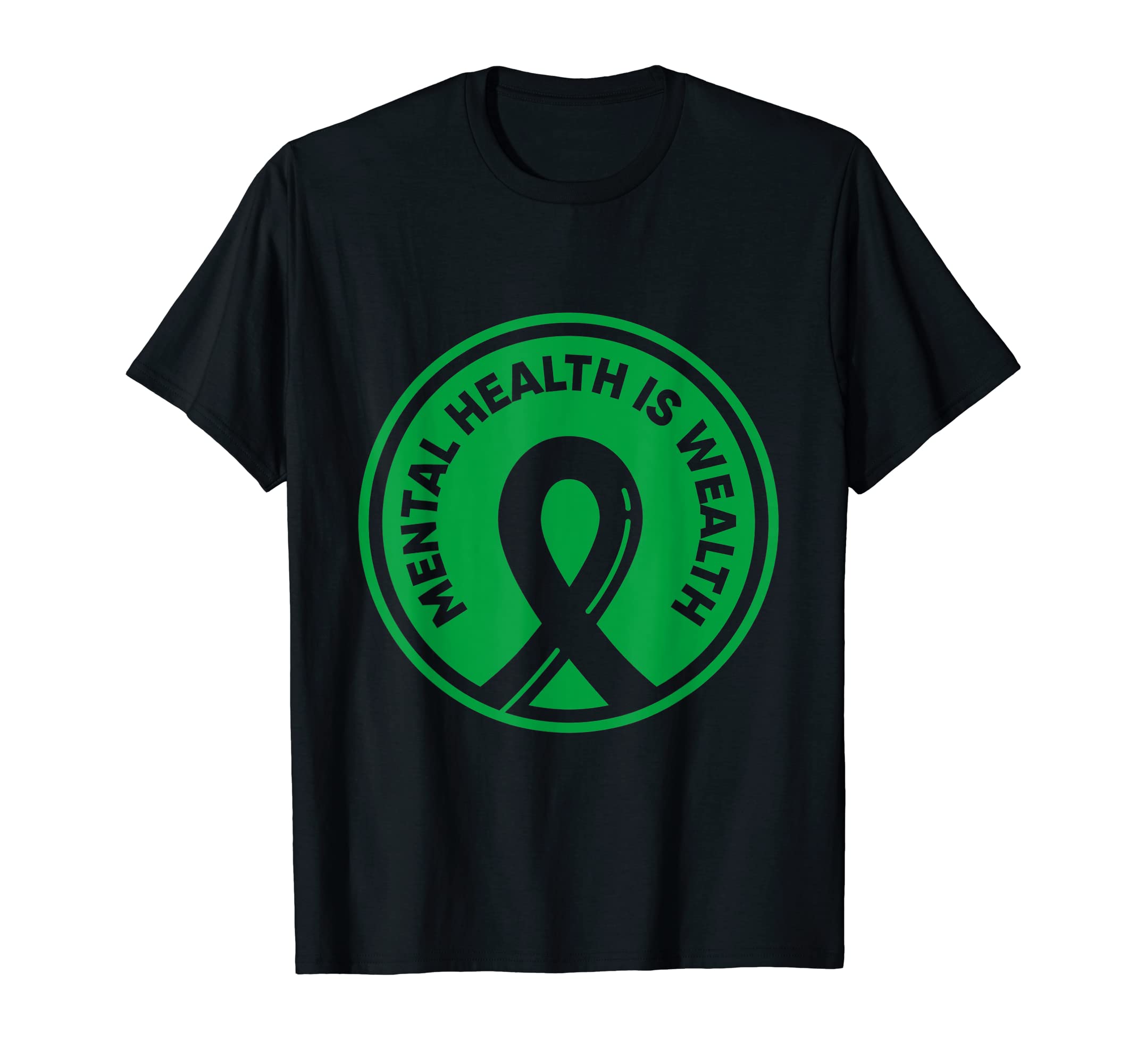 Mental Health Is Wealth Condition T-Shirt - Minimalist Print for Adults - T-Shirt, Sweatshirt, Hoodie