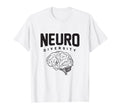 Neurodiversity Variations Human Brain T-Shirt - Graphic Print Men Women - T-Shirt, Sweatshirt, Hoodie