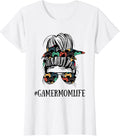 Messy Bun Life of a Gamer Mom Gaming Mother Co. Unisex T-shirt, Sweatshirt, Hoodie, Long Sleeve Tee - T-Shirt, Sweatshirt, Hoodie