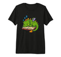 Sleeping Dragon Book Tri Blend T-Shirt - Minimalist Print for Adults - T-Shirt, Sweatshirt, Hoodie