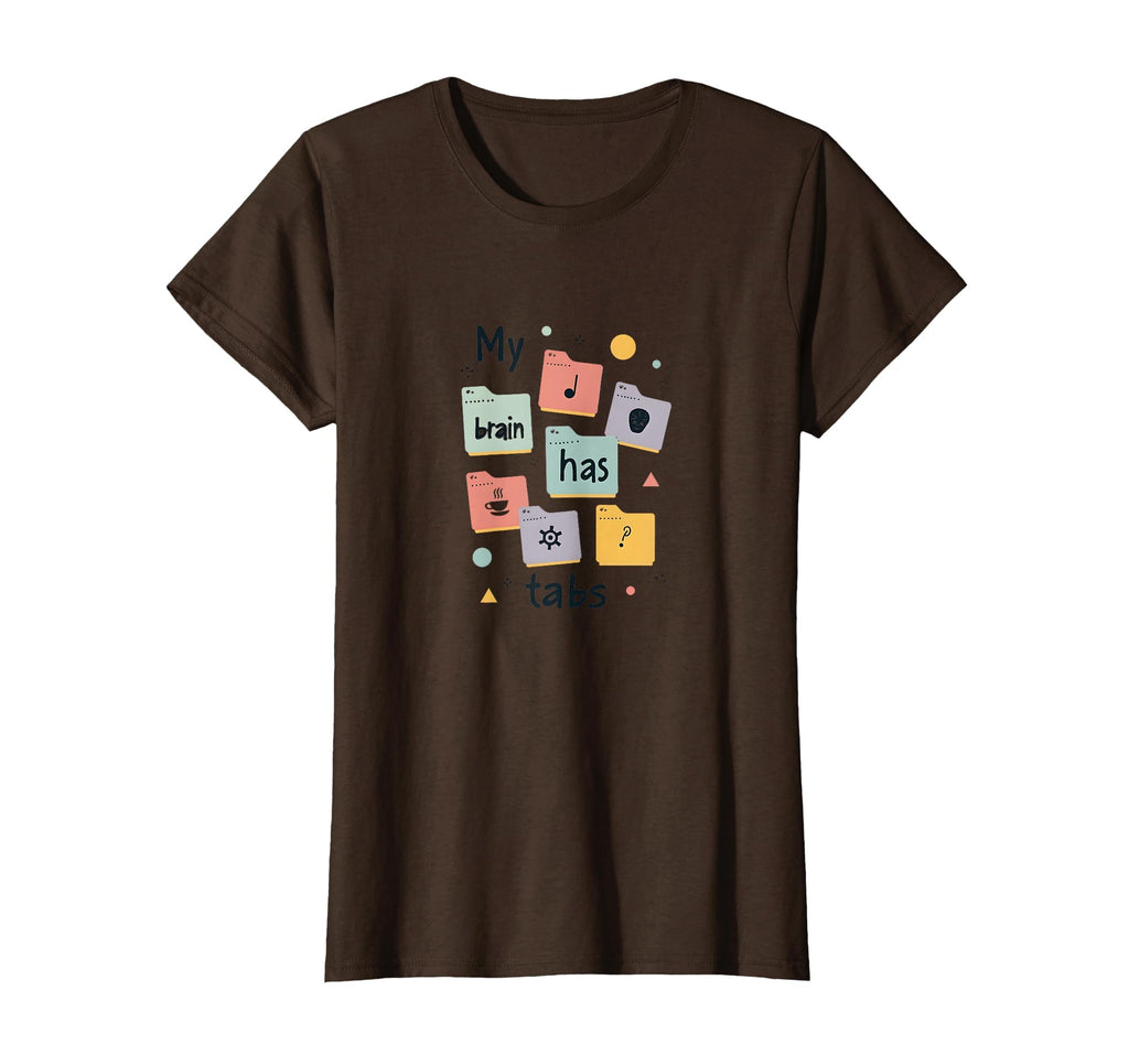 My Brain Has Tabs Adhd Awareness T-Shirt - Minimalist Print Men Women - T-Shirt, Sweatshirt, Hoodie