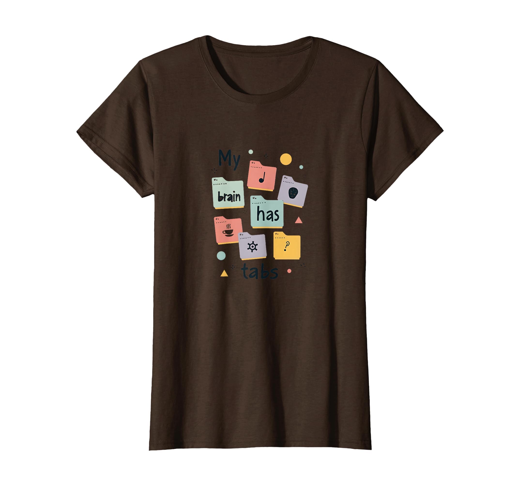 My Brain Has Tabs Adhd Awareness T-Shirt - Minimalist Print Men Women - T-Shirt, Sweatshirt, Hoodie