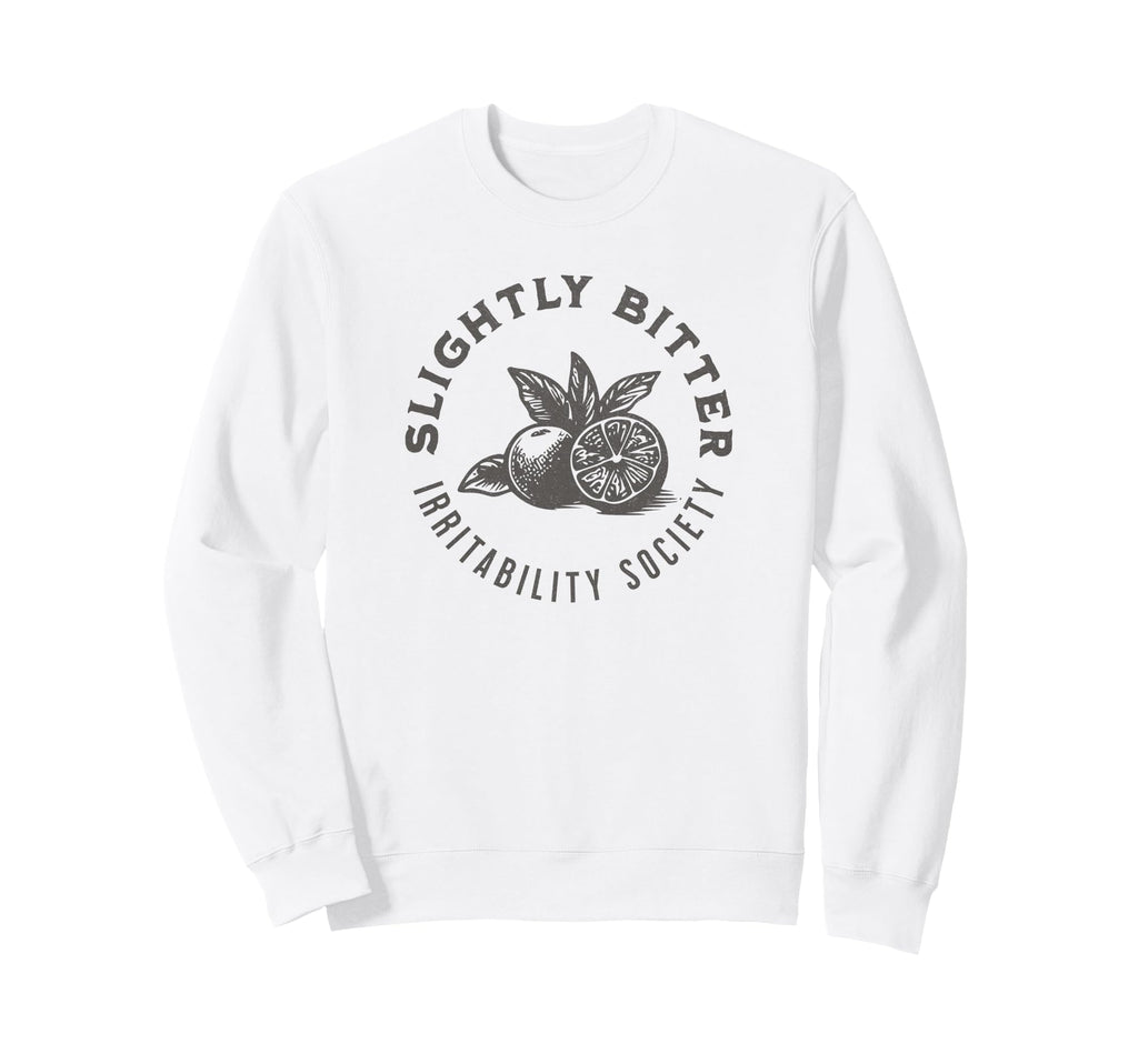 Slightly Bitter Funny Lemon Sweatshirt - Graphic Print Men Women - T-Shirt, Sweatshirt, Hoodie