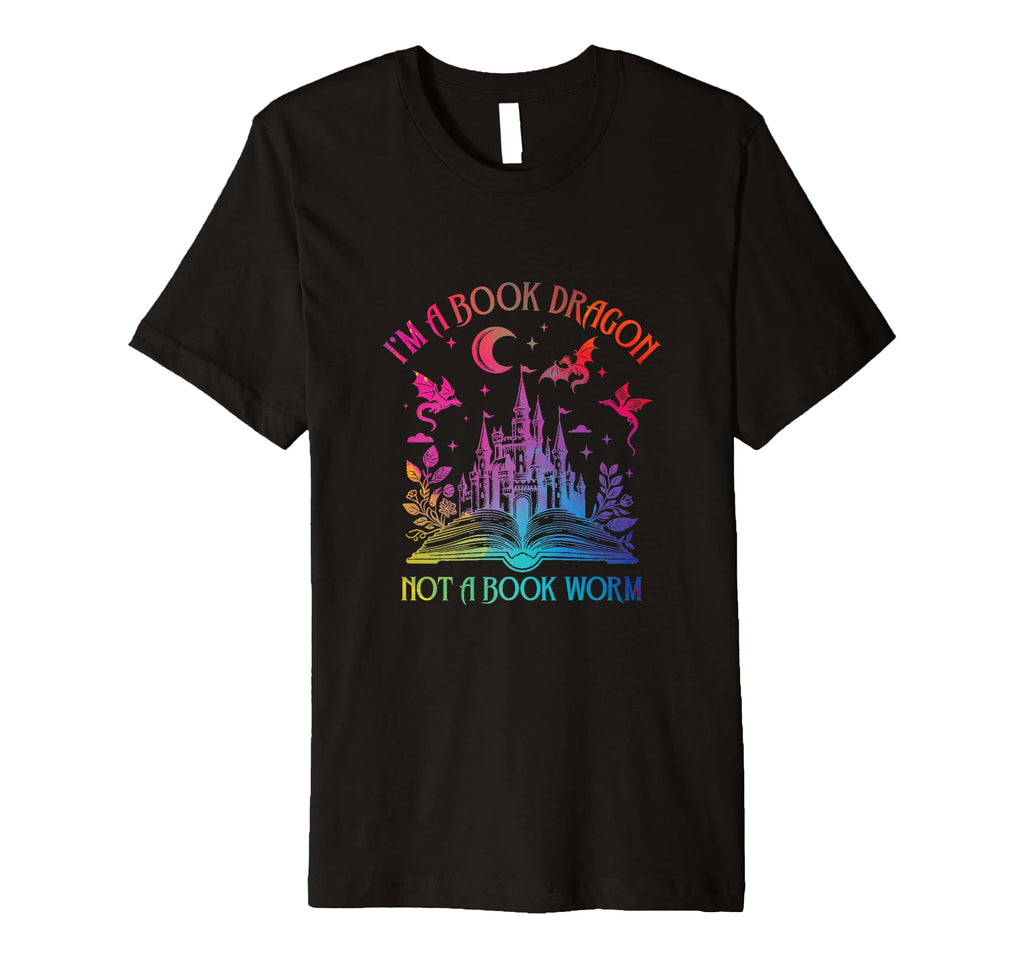 Im Book Dragon Not Bookworm T-Shirt - Minimalist Print Unisex - T-Shirt, Sweatshirt, Hoodie