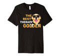 Best Therapy Is Golden Retriever Dog Lovers T-Shirt - Graphic Print Unisex - T-Shirt, Sweatshirt, Hoodie