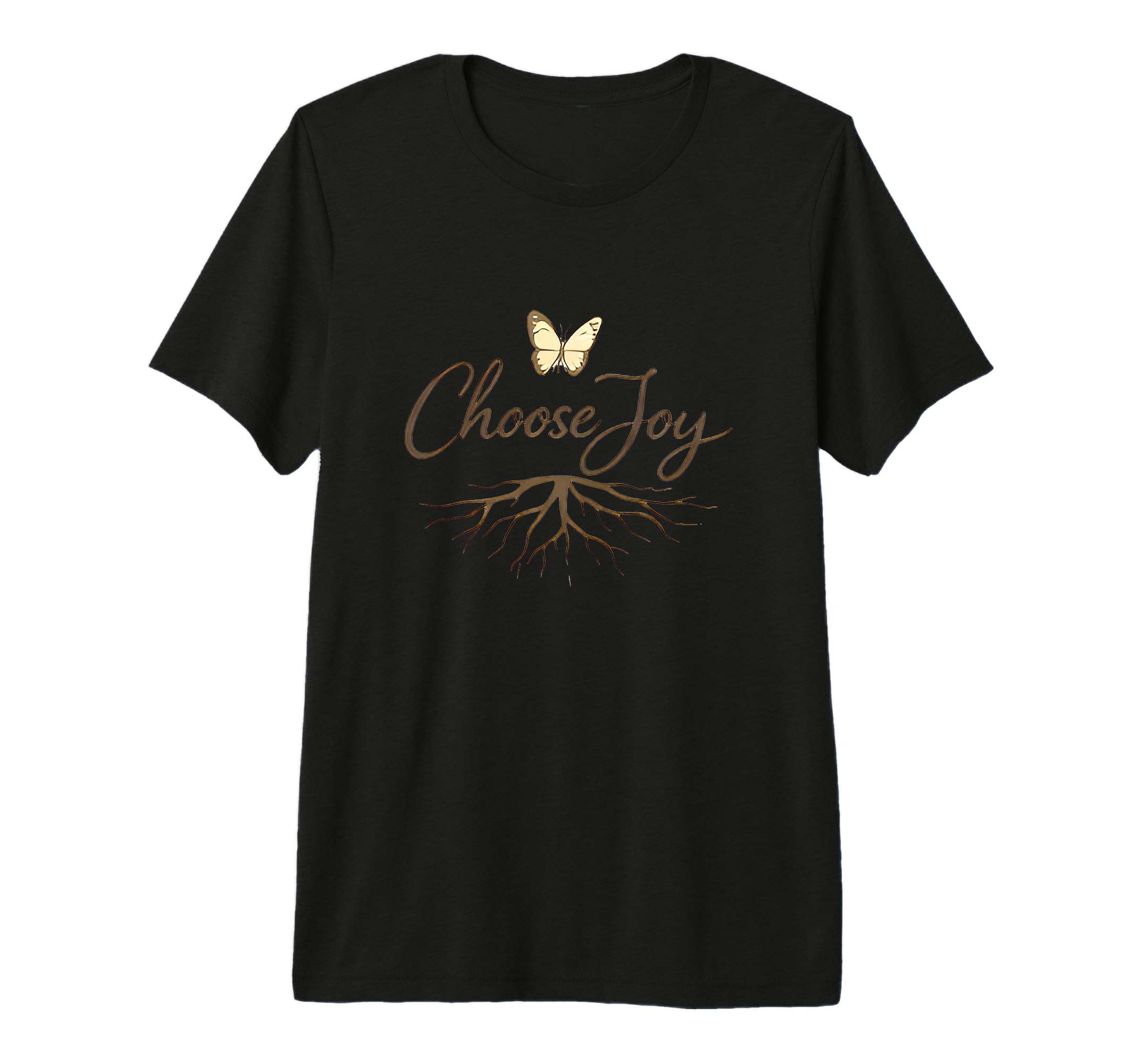 Choose Joy Butterfly Roots T-Shirt - Trendy Graphic for Adults - T-Shirt, Sweatshirt, Hoodie