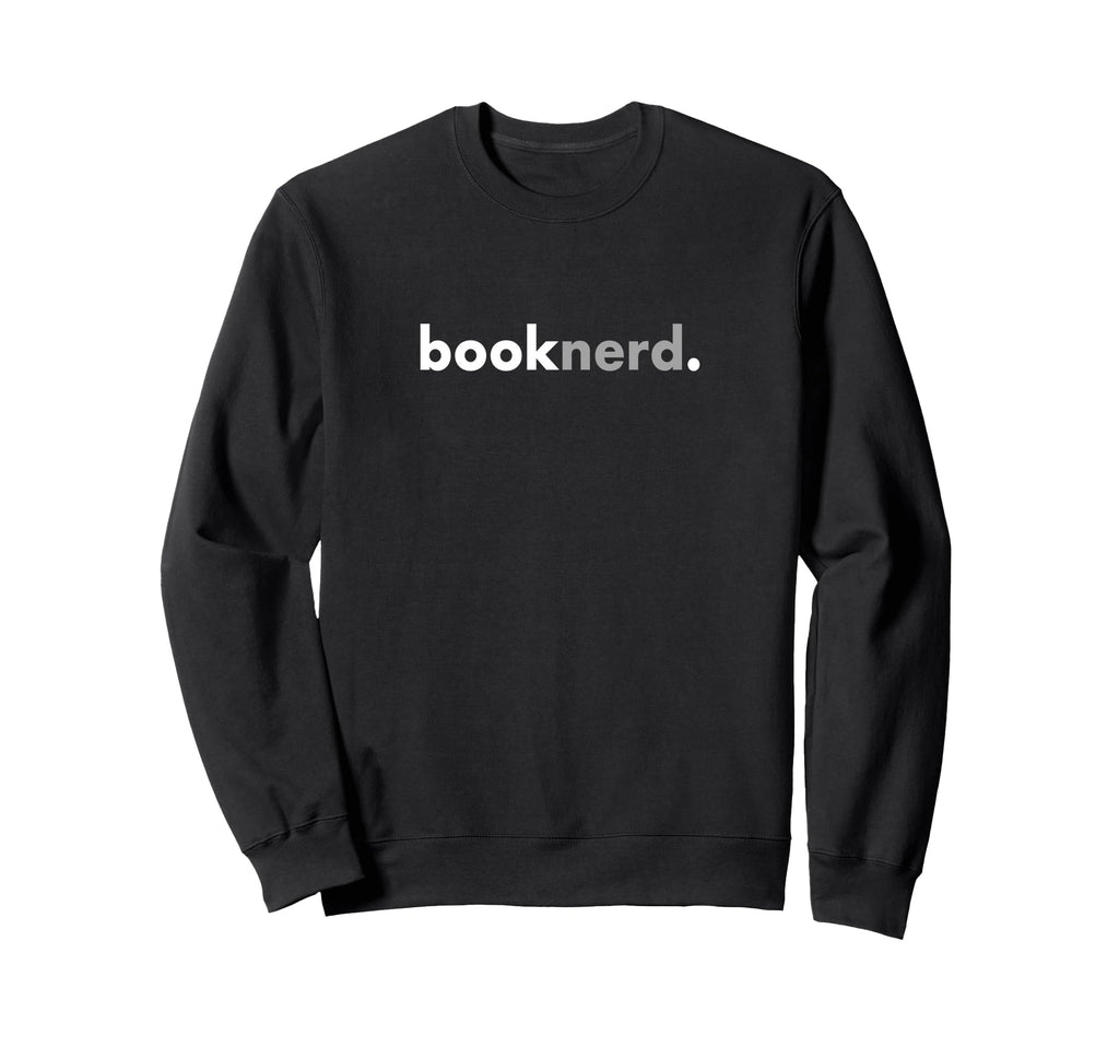 Minimalist Book Lover Book Nerd Sweatshirt - Trendy Graphic Unisex - T-Shirt, Sweatshirt, Hoodie
