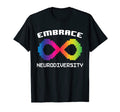 Embrace Neurodiversity Autism Adhd T-Shirt - Aesthetic Graphic for Adults - T-Shirt, Sweatshirt, Hoodie
