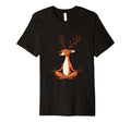 Meditation Reindeer Yoga Pose Relaxing T-Shirt - Unique Graphic for Adults - T-Shirt, Sweatshirt, Hoodie