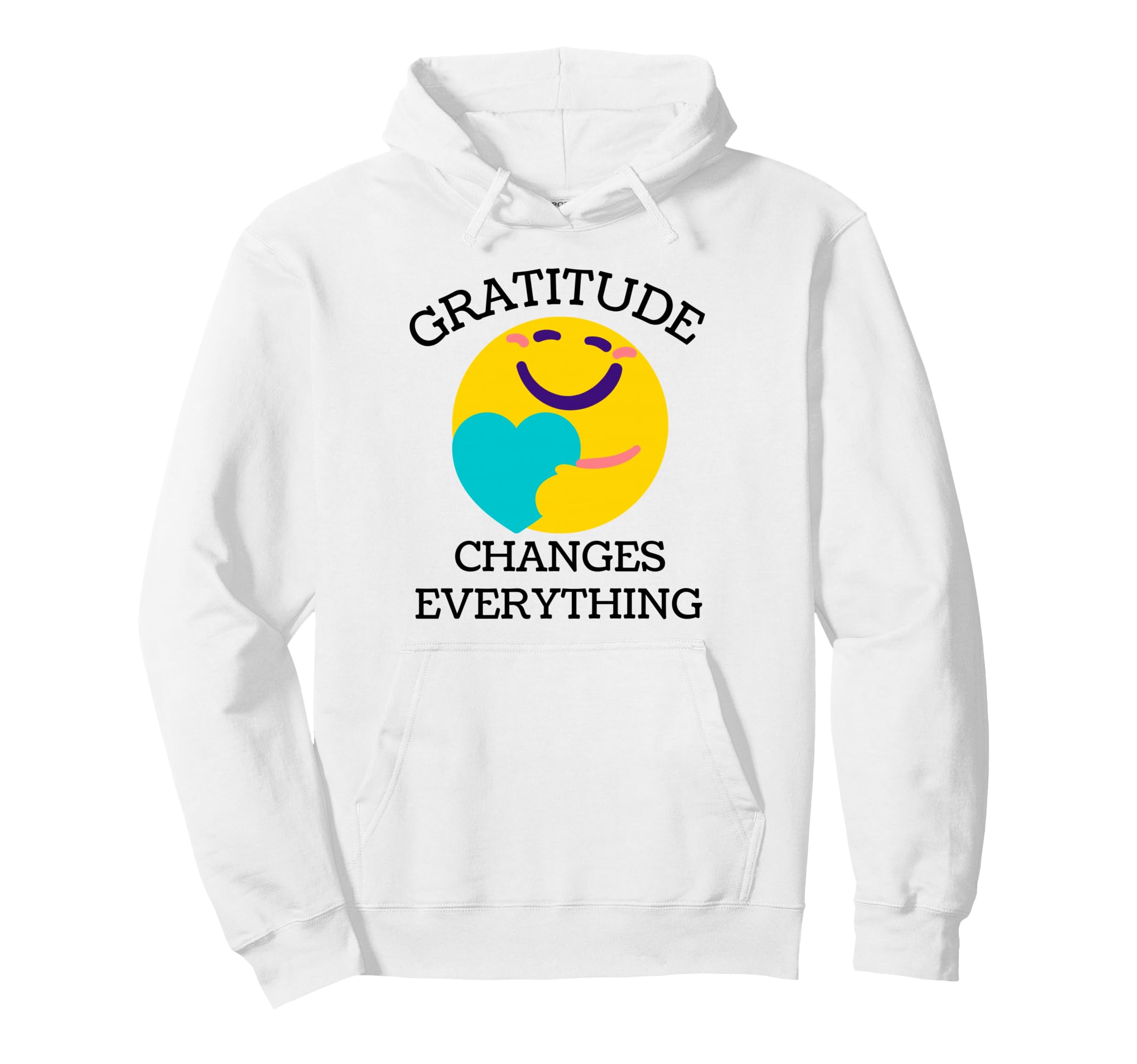 Gratitude Positive Mindset Hoodie - Aesthetic Graphic Men Women - T-Shirt, Sweatshirt, Hoodie
