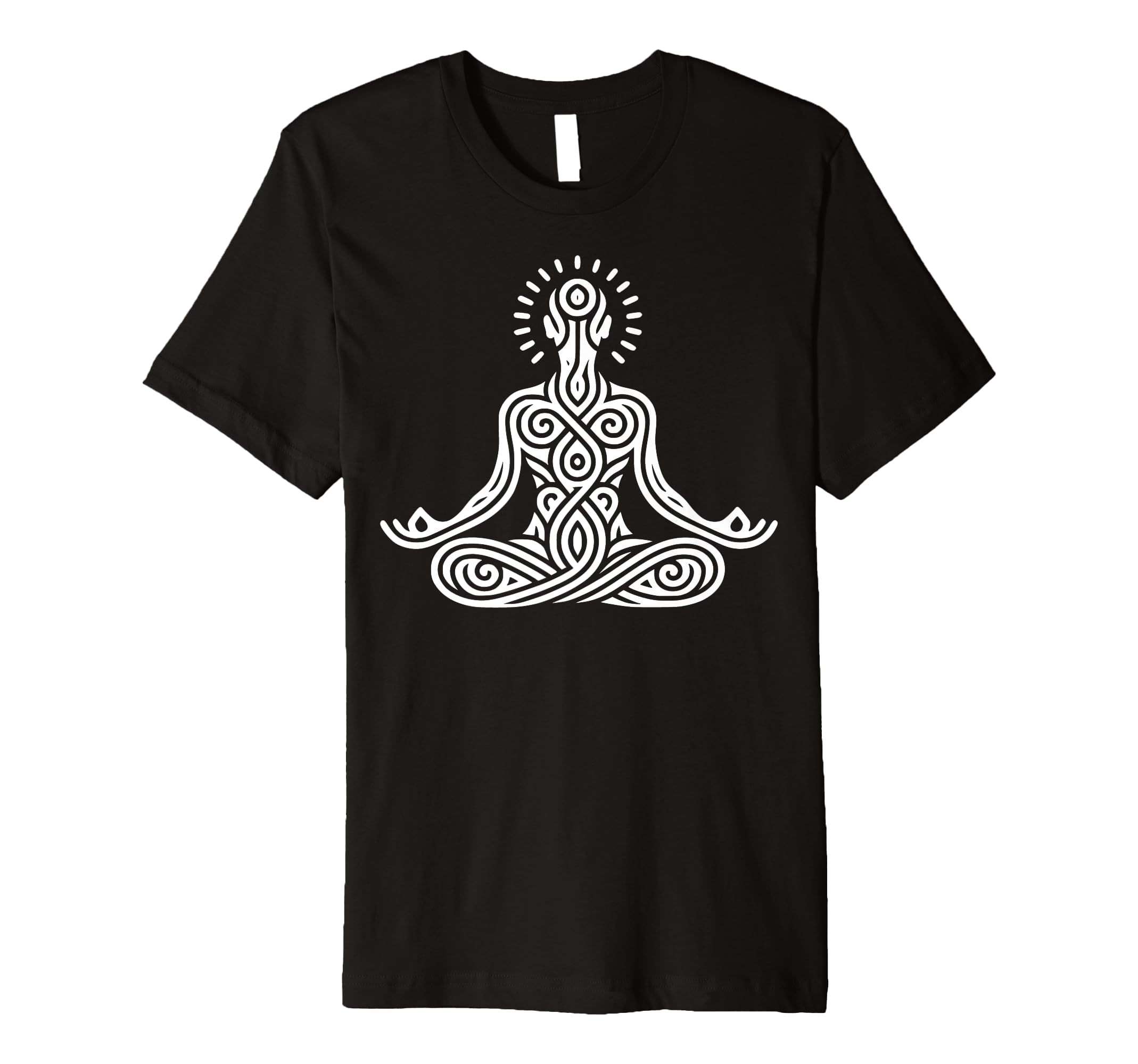 Meditative Figure Spiritual Yoga T-Shirt - Fun Novelty Design Unisex - T-Shirt, Sweatshirt, Hoodie