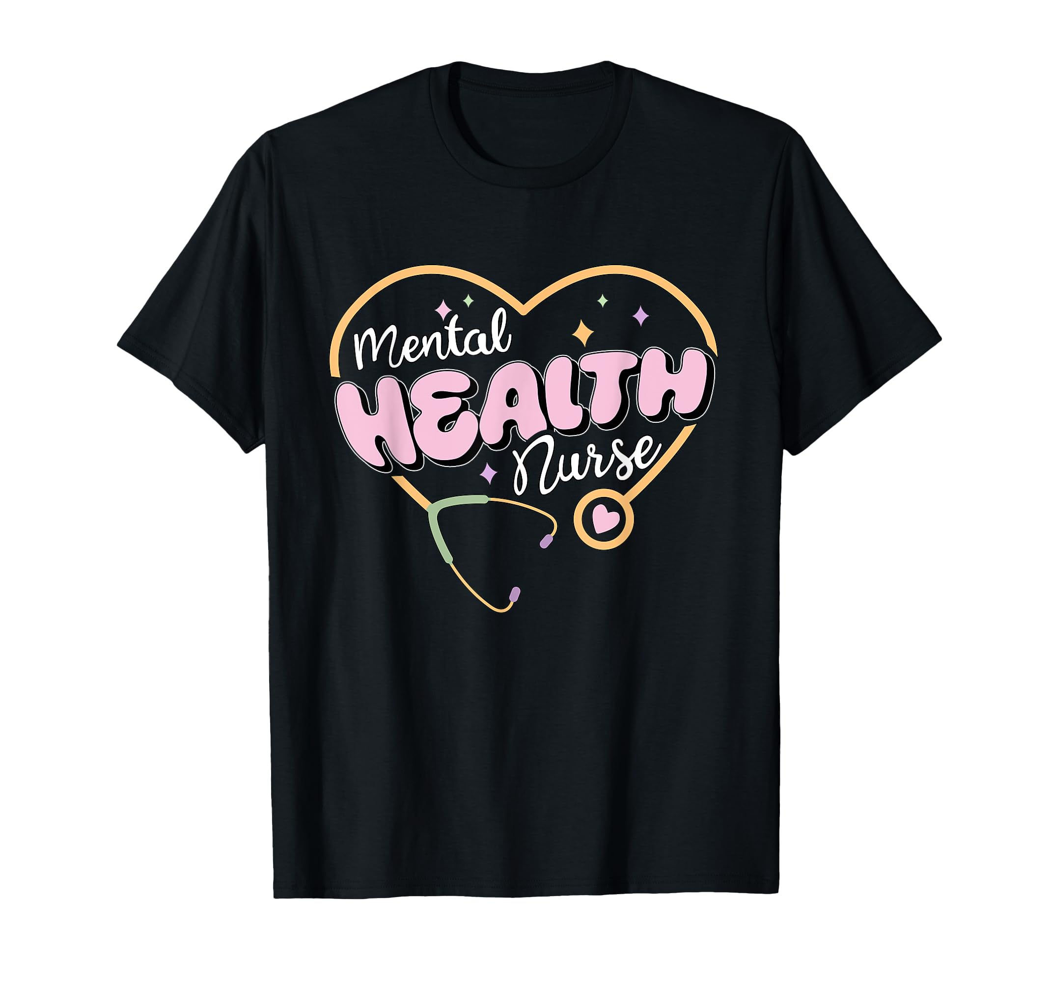 Mental Health Nurse Psychiatry Nursing T-Shirt - Trendy Graphic for Adults - T-Shirt, Sweatshirt, Hoodie