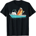 Captain Hotdog Funny Hotdog Boat Captain Lake Life Summer T-Shirt Unisex T-shirt, Sweatshirt, Hoodie, Long Sleeve Tee - T-Shirt, Sweatshirt, Hoodie