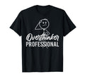 Funny Overthinker Anxious Introvert Sweatshirt - Minimalist Print Unisex - T-Shirt, Sweatshirt, Hoodie