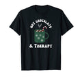 Hot Chocolate And Therapy Mental Health T-Shirt - Graphic Print Men Women - T-Shirt, Sweatshirt, Hoodie