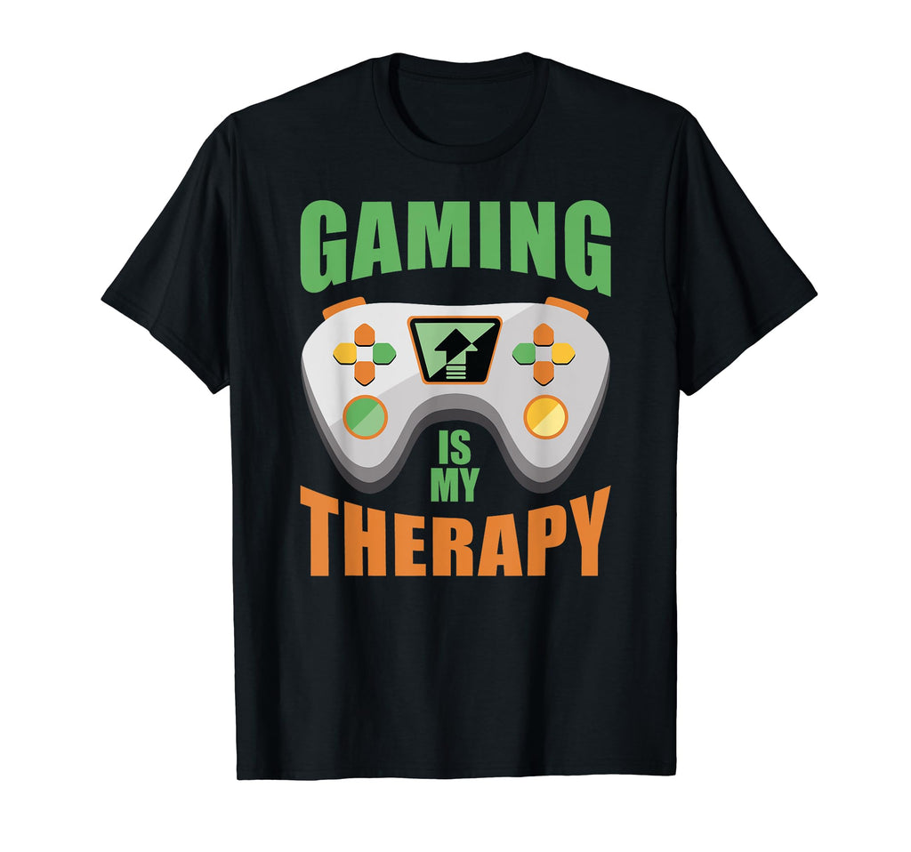 Gaming Is My Therapy Video Gamer Gamer T-Shirt - Unique Graphic Men Women - T-Shirt, Sweatshirt, Hoodie