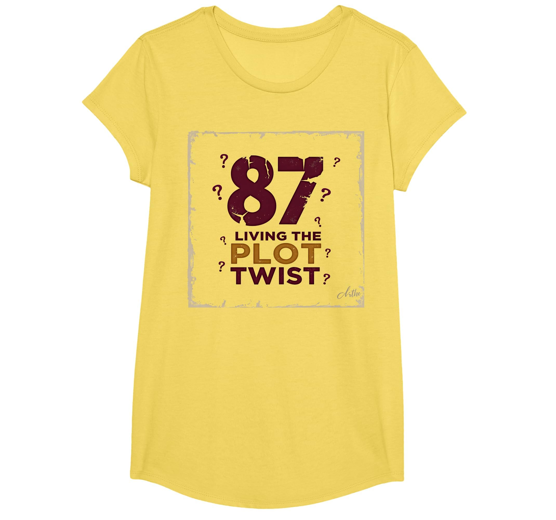 87 And Living Plot Twist Birthday Gift T-Shirt - Graphic Print Unisex - T-Shirt, Sweatshirt, Hoodie