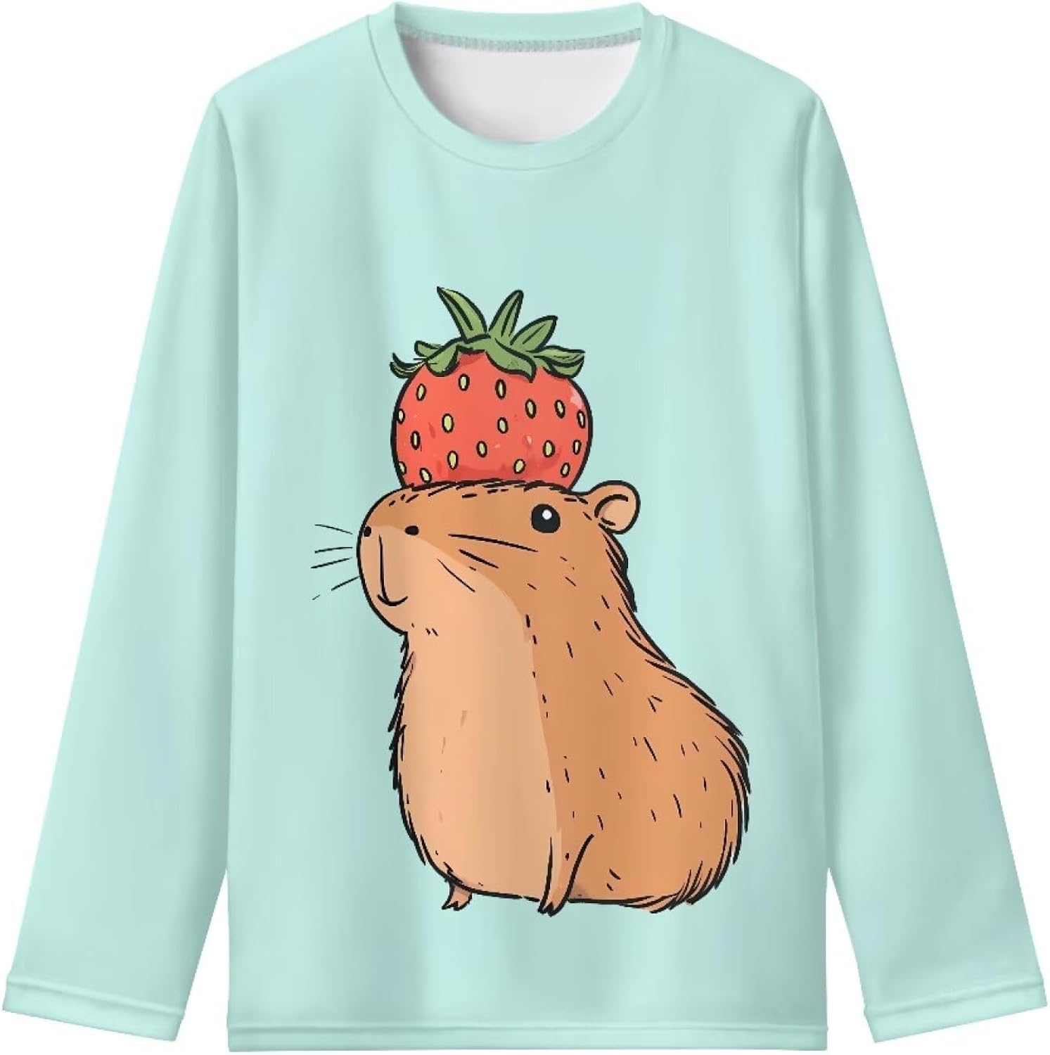 Girls Long Sleeve Shirts Casual Crewneck Soft T-shirts for Girls 3-16 Years Old Unisex T-shirt, Sweatshirt, Hoodie, Long Sleeve Tee - T-Shirt, Sweatshirt, Hoodie
