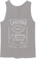 Legends are Born in April The Best Birthday Gift for Men T Shirt Unisex T-shirt, Sweatshirt, Hoodie, Long Sleeve Tee - T-Shirt, Sweatshirt, Hoodie