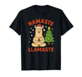 Namaste Llamaste Funny Yoga Llama T-Shirt - Minimalist Print for Adults - T-Shirt, Sweatshirt, Hoodie