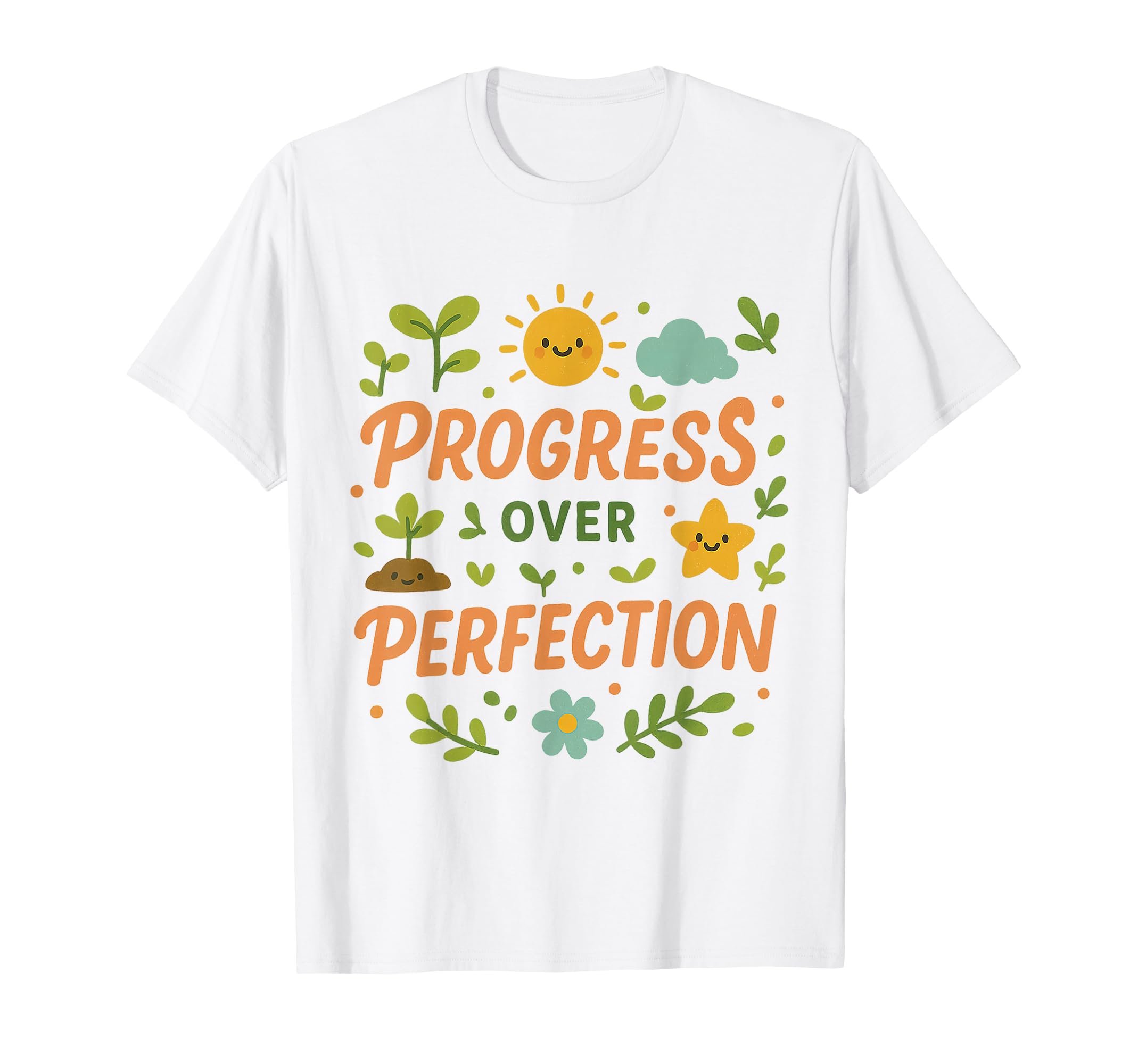 Progress Over Perfection Motivational T-Shirt - Streetwear Style Unisex - T-Shirt, Sweatshirt, Hoodie