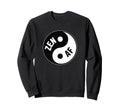 Zen Af Yin Yang Symbol Sweatshirt - Casual Everyday Wear for Adults - T-Shirt, Sweatshirt, Hoodie